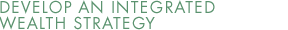 Develop An Integrated Wealth Strategy