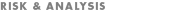 Risk and Analytics