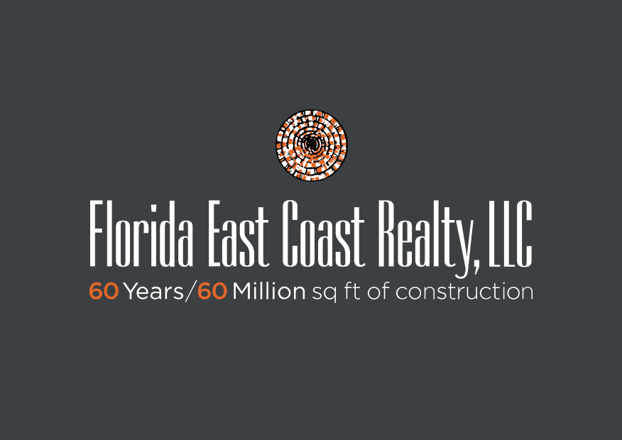 Grey background with the Florida East Coast Realty, LLC Logo