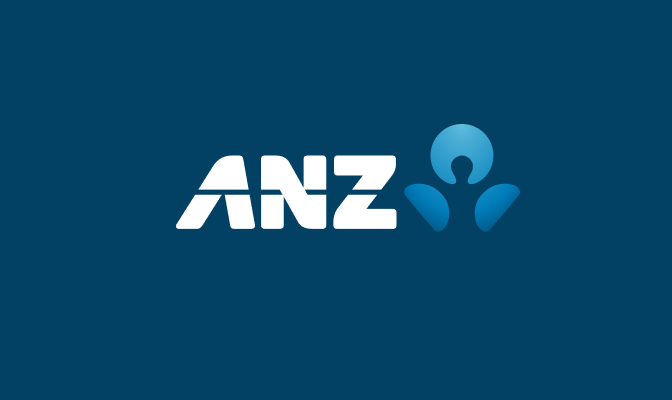 Blue background with the ANZ Investments Logo