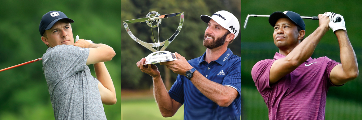 Top PGA TOUR players Patrick Reed, Jordan Spieth, Rory McIlroy