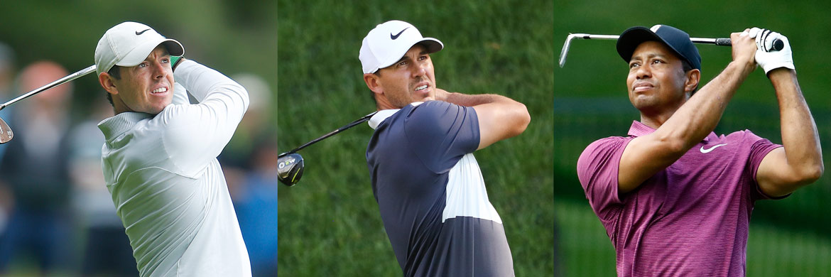 Top PGA TOUR players Patrick Reed, Jordan Spieth, Rory McIlroy