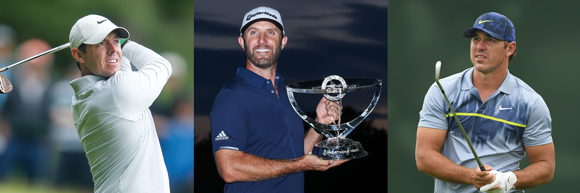 Top PGA TOUR players Patrick Reed, Jordan Spieth, Rory McIlroy