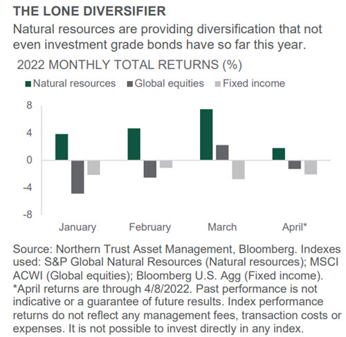 Investment Perspective - April 2022 - Real Assets chart